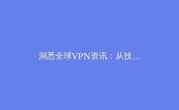 洞悉全球VPN资讯：从技术演进到政策博弈，构建安全数字未来的关键 - 2