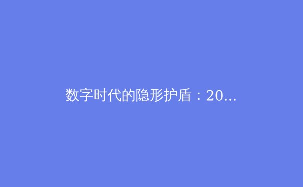 数字时代的隐形护盾：2024年VPN技术演进与网络安全前瞻 - 3