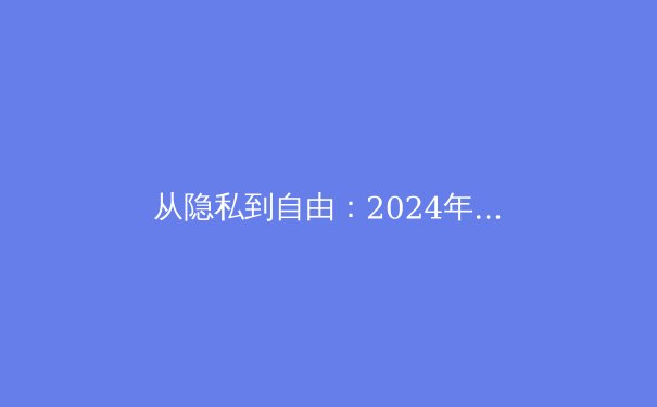 从隐私到自由：2024年VPN技术演进与全球网络格局前瞻 - 4